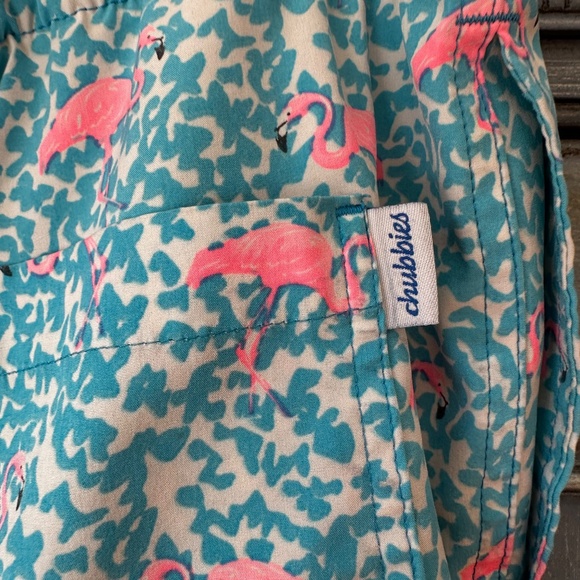 Chubbies Flamingo Men's Swim Trunks Size S - Picture 6 of 8